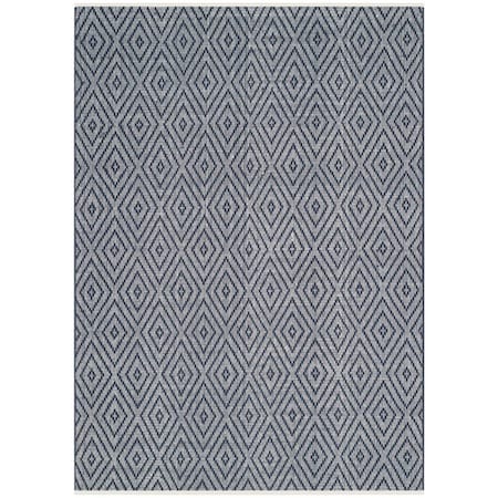 Safavieh 9 x 12 ft. Rectangle Montauk Hand Woven RugNavy & Ivory MTK811C-9